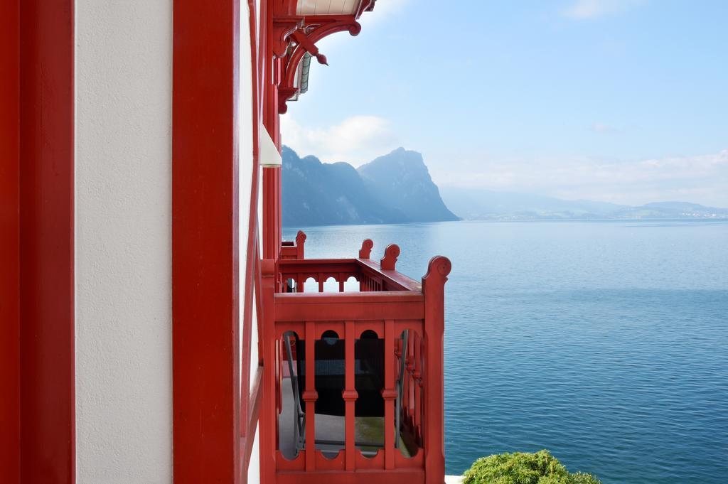 Hotel Vitznauerhof - Lifestyle Hideaway At Lake Lucerne Exterior foto
