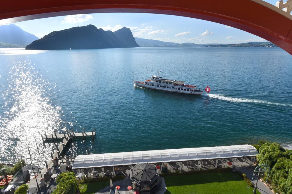 Hotel Vitznauerhof - Lifestyle Hideaway At Lake Lucerne Exterior foto