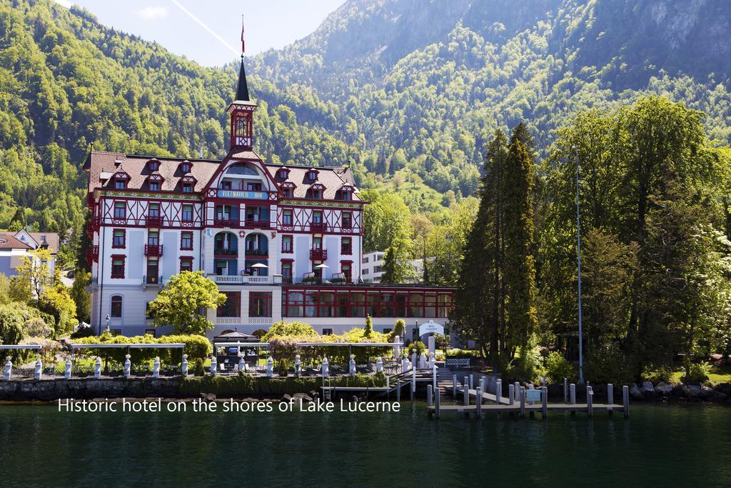 Hotel Vitznauerhof - Lifestyle Hideaway At Lake Lucerne Exterior foto