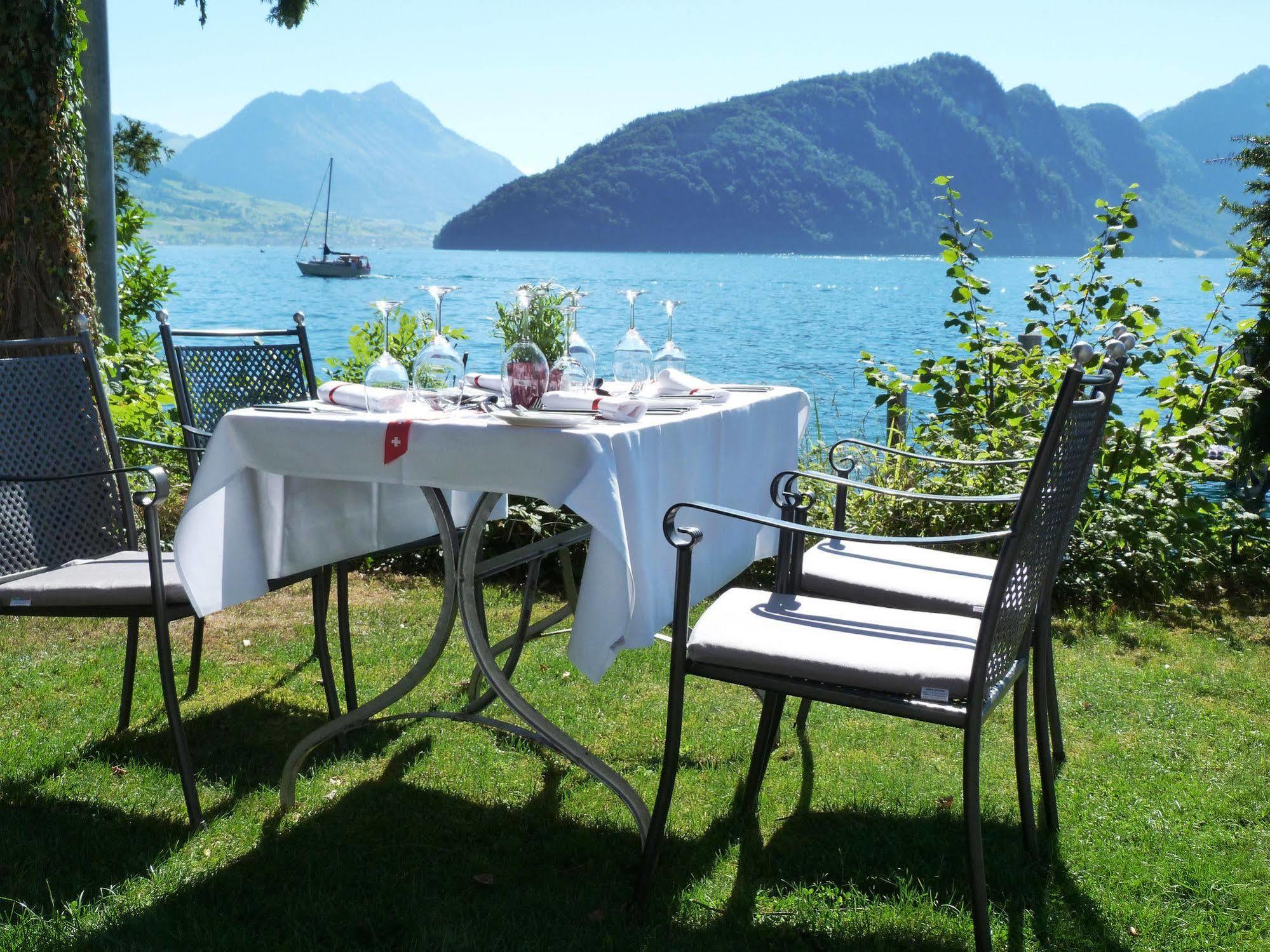 Hotel Vitznauerhof - Lifestyle Hideaway At Lake Lucerne Exterior foto