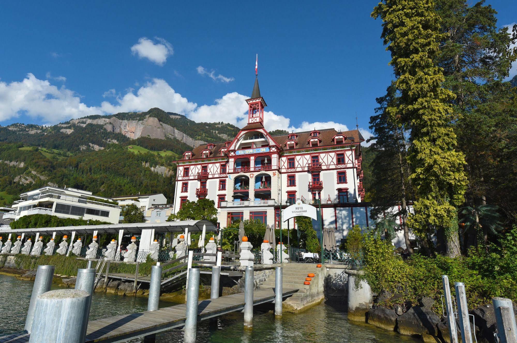 Hotel Vitznauerhof - Lifestyle Hideaway At Lake Lucerne Exterior foto