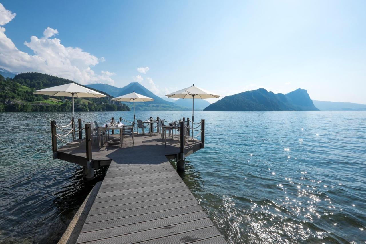 Hotel Vitznauerhof - Lifestyle Hideaway At Lake Lucerne Exterior foto